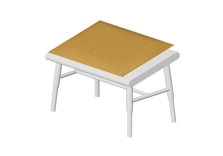 Divani 3D - Pouf in legno laccato - Nordic Care - Kurbits... Divani 3D - Pouf in legno laccato - Nordic Care - Kurbits...