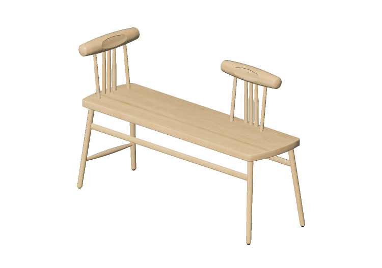 Divani 3D - Panca in legno - Nordic Care - Linnea 330 -... Divani 3D - Panca in legno - Nordic Care - Linnea 330 -...