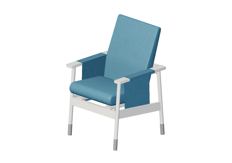 Sofás 3D - Poltrona em tecido - Nordic Care - Jackie 531 -... Sofás 3D - Poltrona em tecido - Nordic Care - Jackie 531 -...