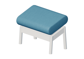 Poltronas y Sofás 3D - Puf de tela - Nordic Care - Jackie 538