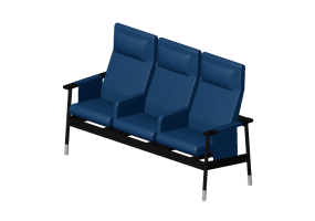 Poltronas y Sofás 3D - Sofá de tela - Nordic Care - Jackie 543