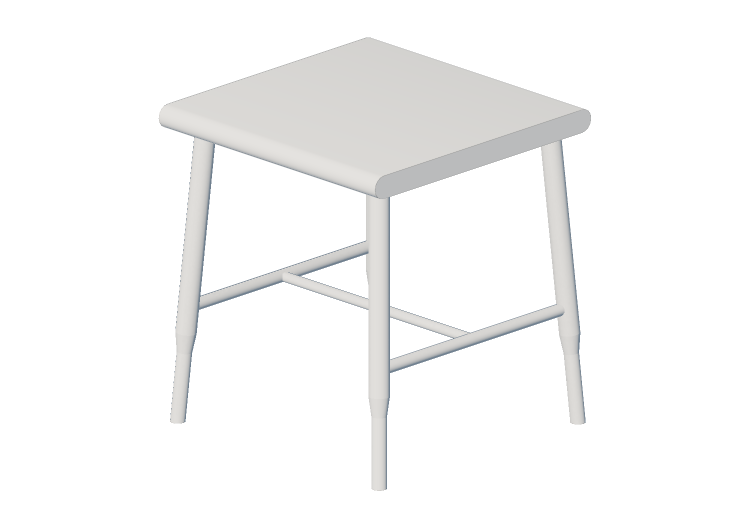 Poltronas y Sofás 3D - Puf de madera lacada - Nordic Care -... Poltronas y Sofás 3D - Puf de madera lacada - Nordic Care -...