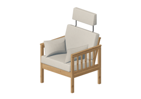 Divani 3D - Poltrona in tessuto - Nordic Care - Rib 570-1