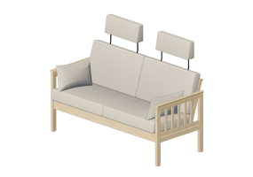 Divani 3D - Divano in tessuto - Nordic Care - Rib 572-1
