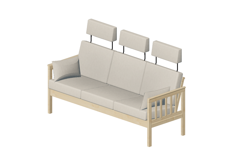 Divani 3D - Divano in tessuto - Nordic Care - Rib 573-1 -... Divani 3D - Divano in tessuto - Nordic Care - Rib 573-1 -...