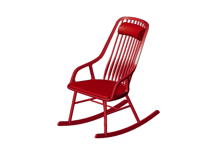 Poltronas y Sofás 3D - Sillón de madera lacada - Nordic... Poltronas y Sofás 3D - Sillón de madera lacada - Nordic...