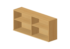 3D M&ouml;bel - Holzschrank - Nordic Care - Woodstock 417