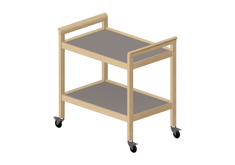 Accessoires 3D - Chariot en bois - Nordic Care - Ruter 275... Accessoires 3D - Chariot en bois - Nordic Care - Ruter 275...