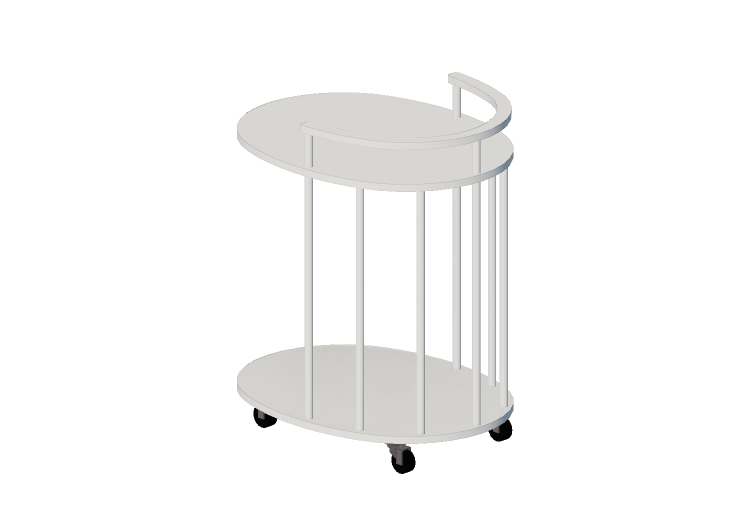 3D Zubehör - Servierwagen aus lackiertem Holz - Nordic Care... 3D Zubehör - Servierwagen aus lackiertem Holz - Nordic Care...