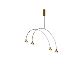 Lampada a sospensione 3D - Lampada a sospensione - Norr 11 - Arc 