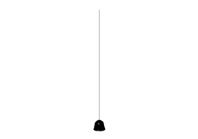 Lampe &agrave; suspension 3D - Lampe &agrave; suspension - Norr 11 - Cloche One Black