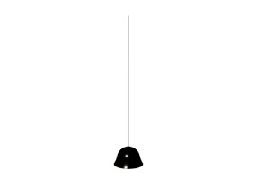 3D Ceiling Lamp - Suspension lamp - Norr 11 - Cloche Two Black