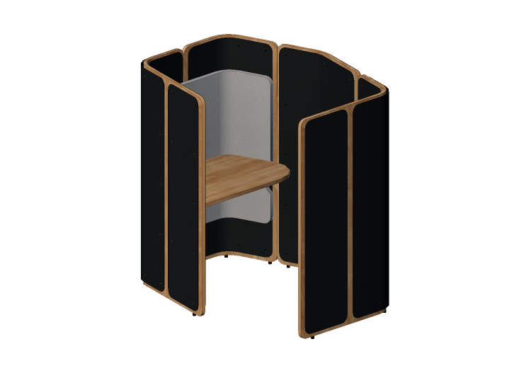 3D Desks - Booth with desk - Orangebox – Coppice - Work 02... 3D Desks - Booth with desk - Orangebox – Coppice - Work 02...