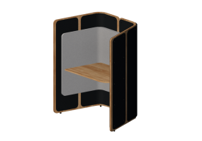 Bureaux 3D - Cabine avec bureau - Orangebox – Coppice - Work 04