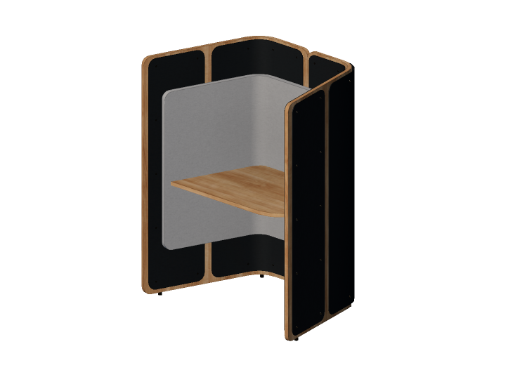 Bureaux 3D - Cabine avec bureau - Orangebox – Coppice -... Bureaux 3D - Cabine avec bureau - Orangebox – Coppice -...