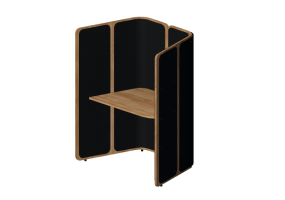 3D Desks - Booth with desk - Orangebox &ndash; Coppice - Work 03