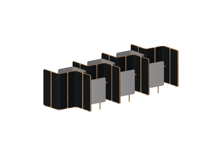 Scrivanie 3D - Cabina con scrivania per ufficio - Orangebox... Scrivanie 3D - Cabina con scrivania per ufficio - Orangebox...