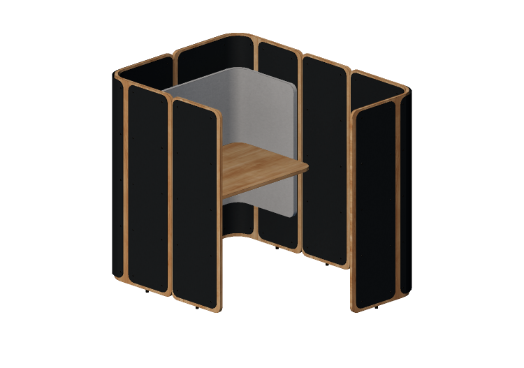 3D Schreibtische - Kabine mit Schreibtisch - Orangebox –... 3D Schreibtische - Kabine mit Schreibtisch - Orangebox –...