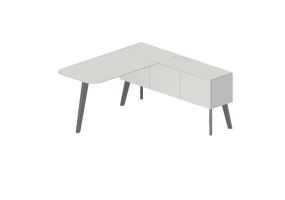 3D Schreibtische - B&uuml;roschreibtisch - Orangebox &ndash; Air&sup3; 55 LH