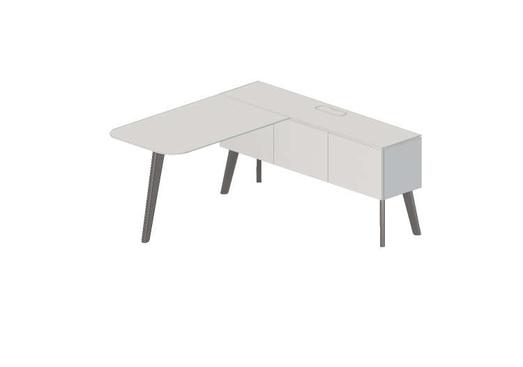 3D Desks - Office desk - Orangebox – Air³ 55 LH - Orangebox 3D Desks - Office desk - Orangebox – Air³ 55 LH - Orangebox