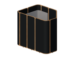Bureaux 3D - Cabine avec bureau - Orangebox – Coppice - Work 05R