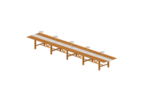 Mesas 3D - Mesa rectangular - Orangebox – Bae-28