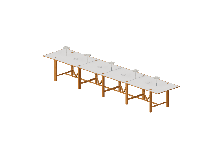 3D Tische - Rechteckiger Tisch - Orangebox – Bae-08 -... 3D Tische - Rechteckiger Tisch - Orangebox – Bae-08 -...