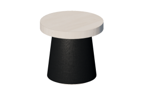 3D Tische - Tisch rund - Orangebox - Hep-03