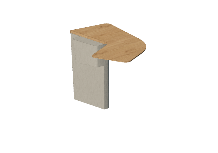 Tables 3D - Accoudoir gauche avec petite table - Orangebox... Tables 3D - Accoudoir gauche avec petite table - Orangebox...