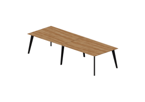 Mesas 3D - Mesa de reuni&atilde;o - Orangebox - Cubb-RCM-13