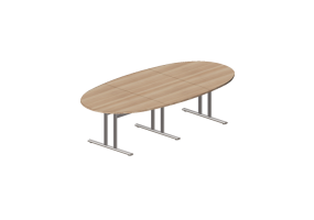 Tables 3D - Table ovale - Orangebox - CSO-14-28