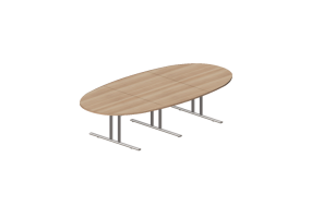 3D Tische - Tisch oval - Orangebox - CSO-16-32