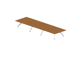 3D Tische - Tisch rechteckig - Orangebox - LRC-18-62