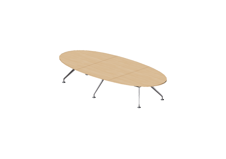 3D Tables - Oval Table - Orangebox - LOV-18-40 - Orangebox 3D Tables - Oval Table - Orangebox - LOV-18-40 - Orangebox