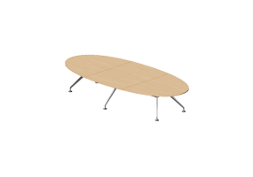 3D Tische - Tisch oval - Orangebox - LOV-18-40