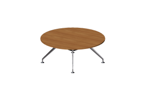 3D Tische - Tisch rund - Orangebox - LRD-18