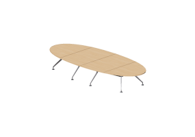 3D Tische - Tisch oval - Orangebox - LOV-20-48