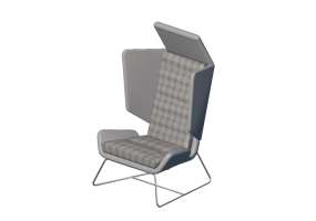 3D Sessel - Stoffsessel - Orangebox &ndash; Aden-01 HBH
