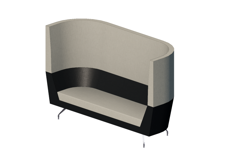 Fauteuil 3D - Canapé avec dossier haut - Orangebox –... Fauteuil 3D - Canapé avec dossier haut - Orangebox –...