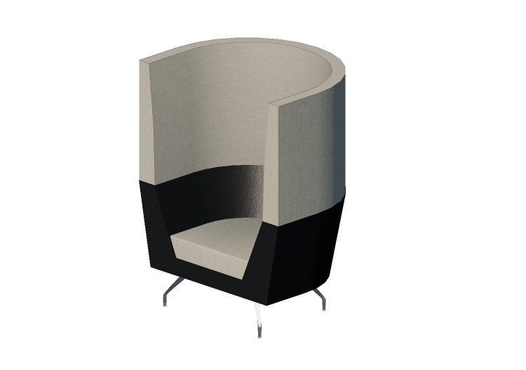 3D Arm Chairs - Sofa with high backrest- Orangebox –... 3D Arm Chairs - Sofa with high backrest- Orangebox –...
