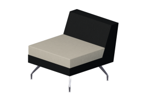 Poltrone 3D - Divano con schienale basso - Orangebox &ndash; Cwtch-24-LB