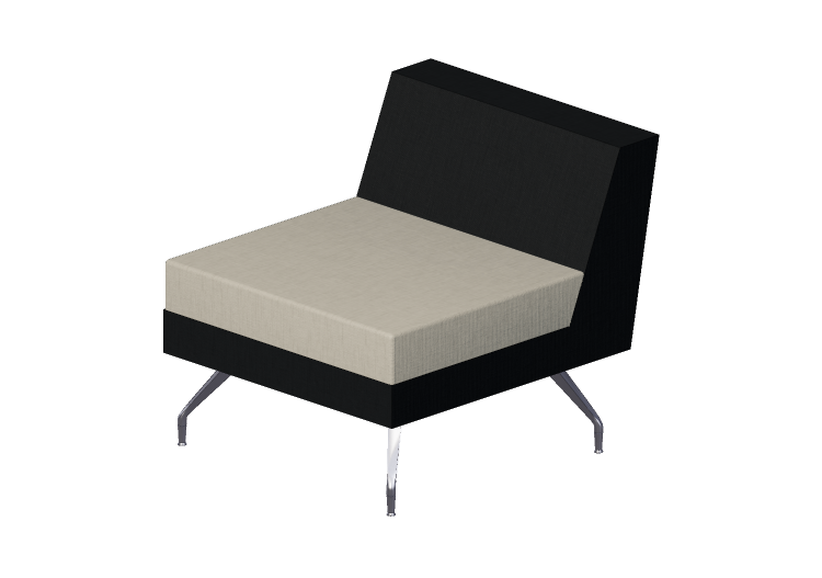 Poltronas 3D - Sofá com encosto baixo - Orangebox –... Poltronas 3D - Sofá com encosto baixo - Orangebox –...