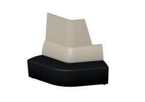 Poltronas 3D - Sof&aacute; modular de canto - Orangebox &ndash; AD-25 LC