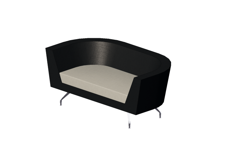 Fauteuil 3D - Canapé avec dossier bas - Orangebox –... Fauteuil 3D - Canapé avec dossier bas - Orangebox –...