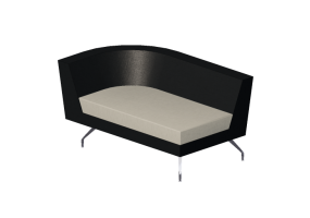 Poltronas 3D - Sof&aacute; com encosto baixo - Orangebox &ndash; Cwtch-26-LB