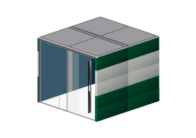 M&oacute;veis 3D - Escrit&oacute;rio modular - Orangebox &ndash; Air&sup3; 24
