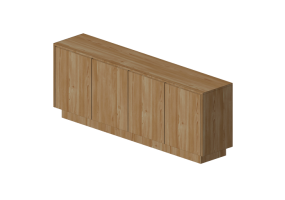 Muebles 3D - Aparador de 4 hojas - Orangebox - VC-04-400