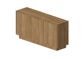 M&oacute;veis 3D - Buffet 3 portas - Orangebox - VC-03-400