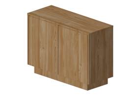 Muebles 3D - Aparador de 2 hojas - Orangebox - VC-02-400