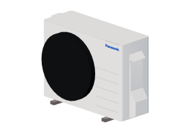 PANASONIC - Air/Water Heat Pump WH-ADC0309J3E5C; WH-UD03JE5